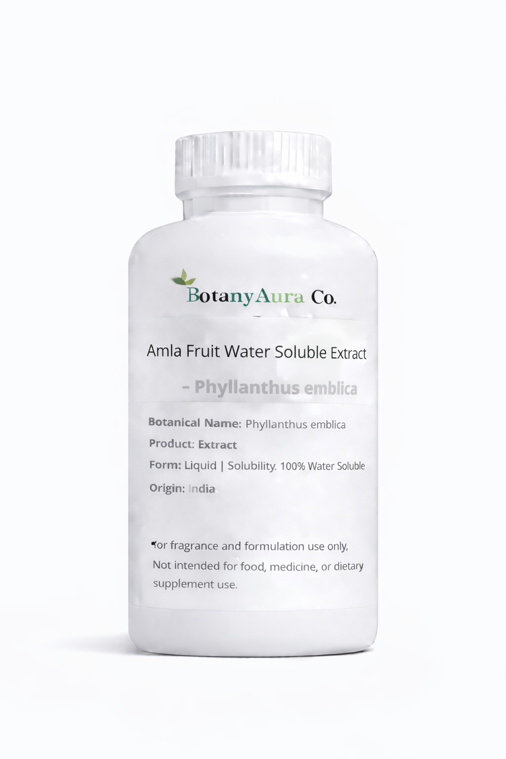 Amla Fruit Water Soluble Extract by BotanyAura Co. in white bottle