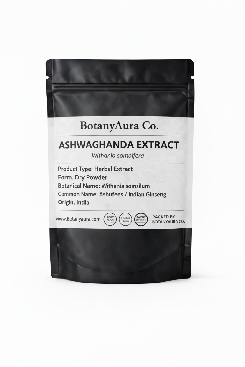 Ashwagandha Extract Powder – Withania somnifera | Premium Herbal Extract | Bulk Supplier
