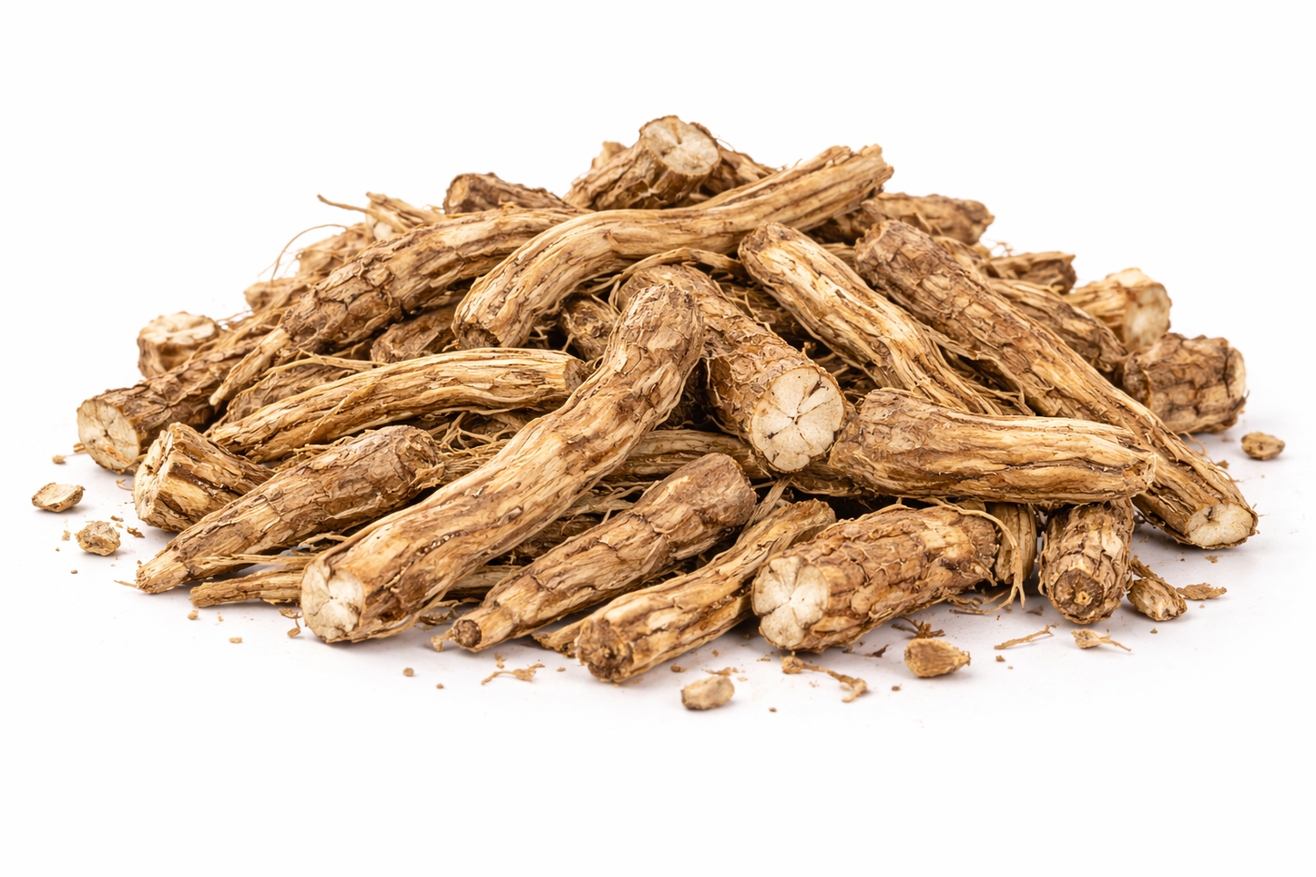 Castor root arandi whole dried roots of Ricinus communis herbal raw material