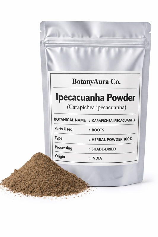 Ipecacuanha Powder (Cephaelis ipecacuanha) | Ipecac Root Powder | Herbal Powder | Bulk Supplier