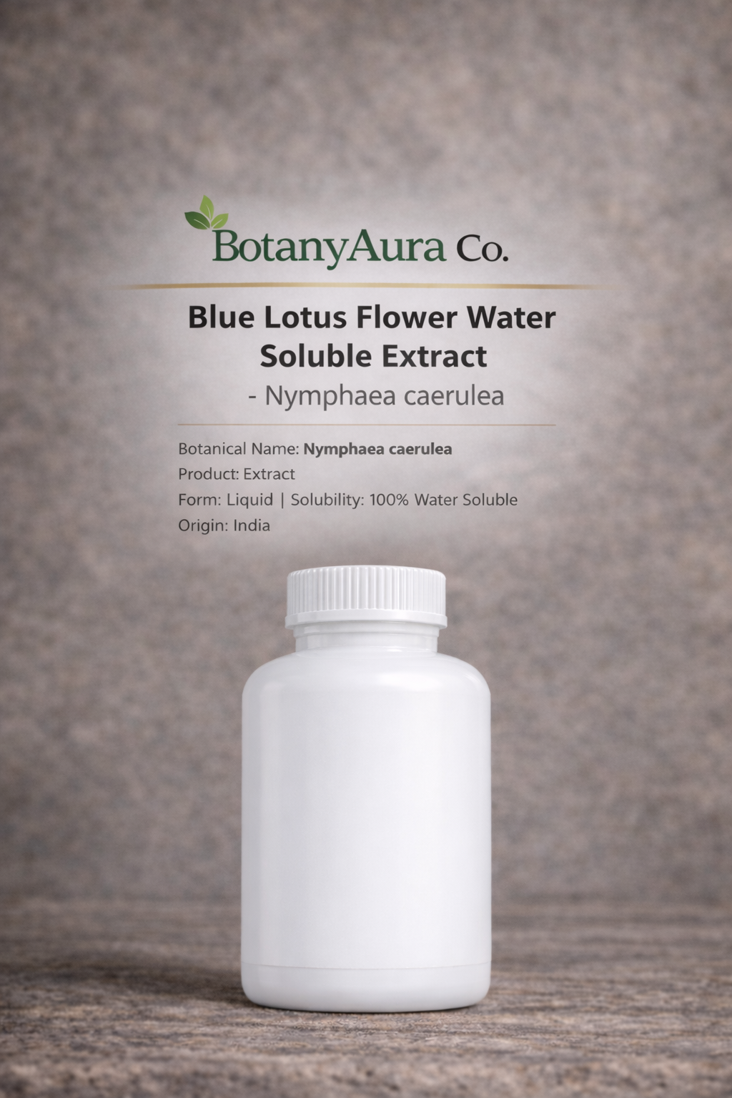 Blue Lotus Flower Water Soluble Extract | Nymphaea caerulea | BotanyAura Co.