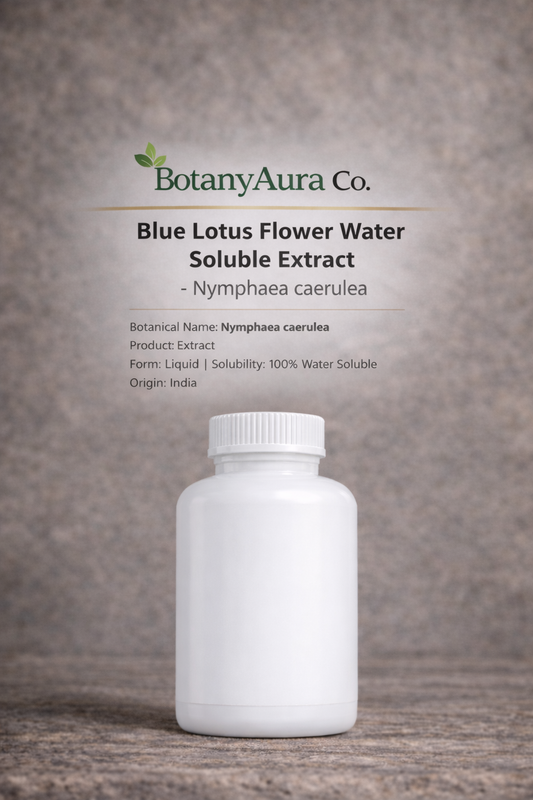 Blue Lotus Flower Water Soluble Extract | Nymphaea caerulea | BotanyAura Co.