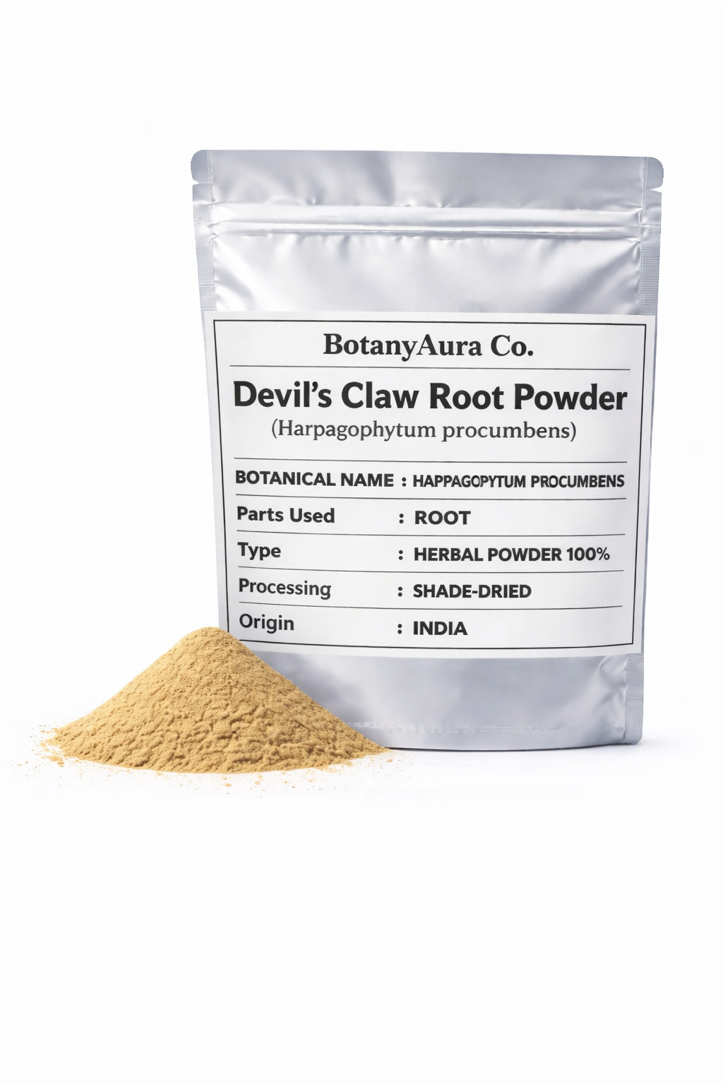 Devil’s Claw Root Powder (Harpagophytum procumbens) | Herbal Root Powder Supplier | Premium Bulk Botanical Powder