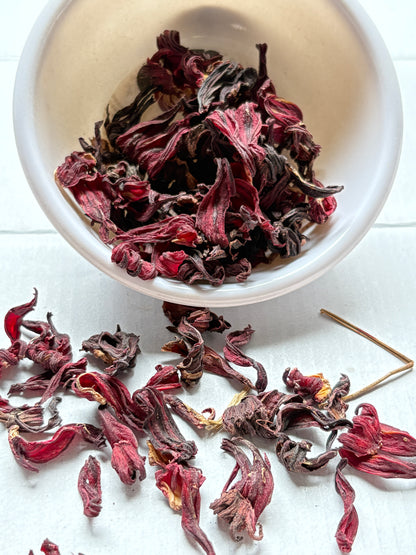 Hibiscus Tea – Dried Hibiscus Sabdariffa Flower Petals