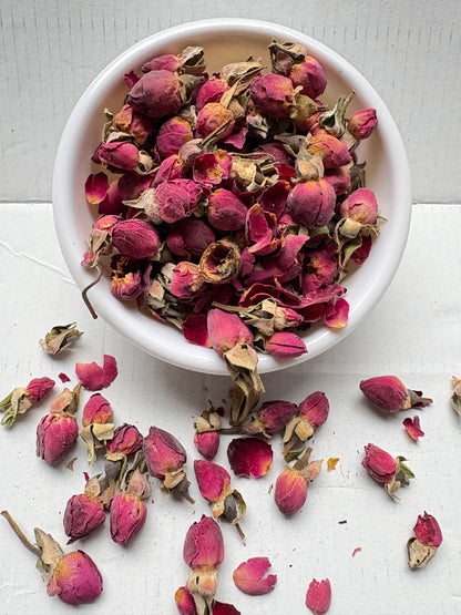 Rose Flower Tea | Dried Rose Bud Herbal Tea