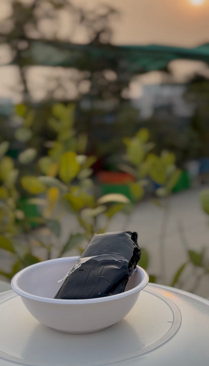 Pure Shilajit Solid | Natural Himalayan Resin | Herbal Raw Product