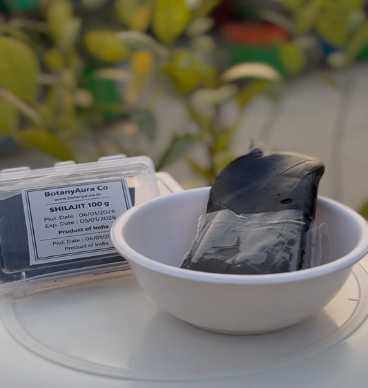 Pure Shilajit Solid | Natural Himalayan Resin | Herbal Raw Product