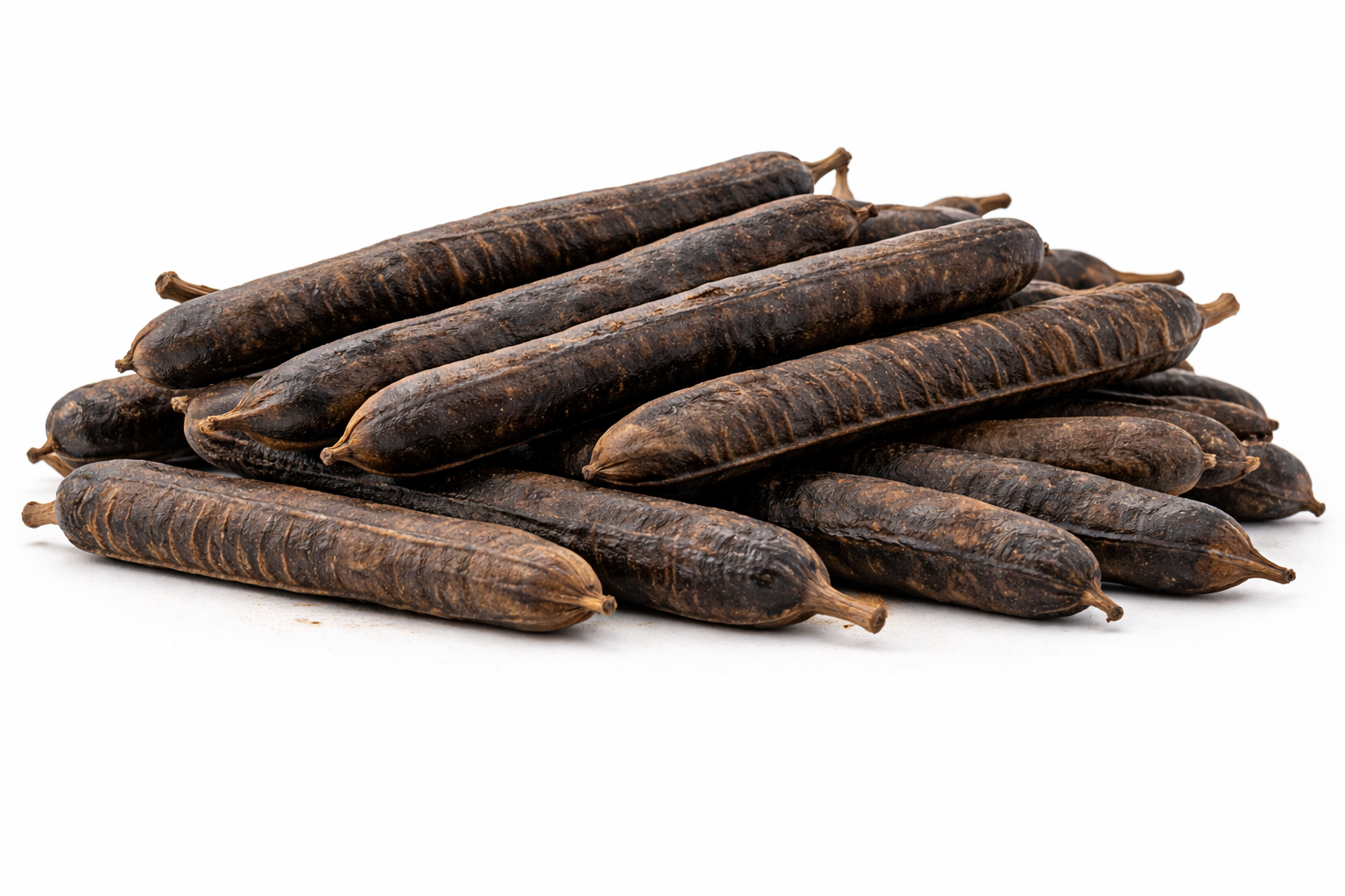 Amaltas pods whole dried fruit pods of Cassia fistula herbal raw material