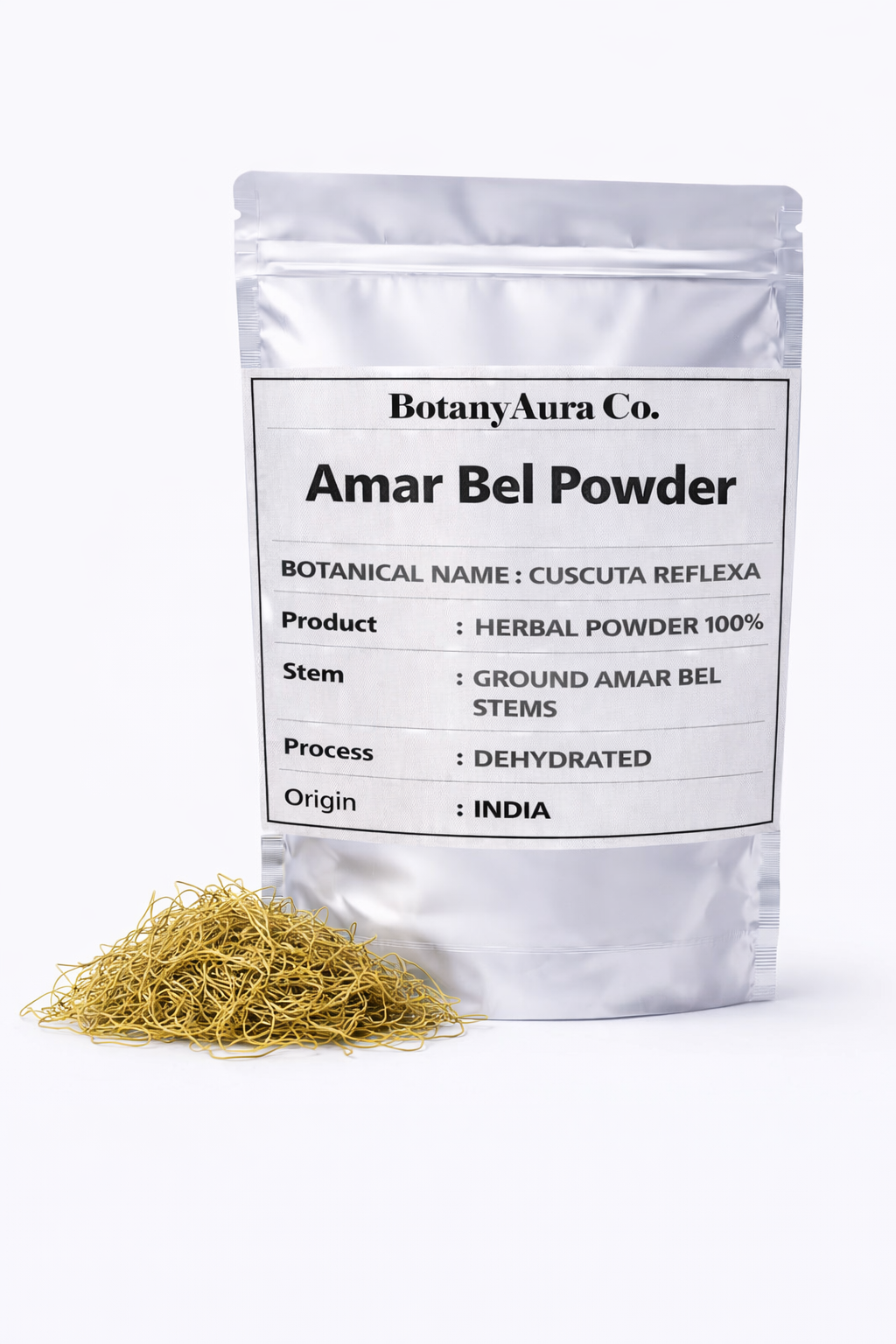 Amar Bel Powder Cuscuta Reflexa pure herbal stem powder India