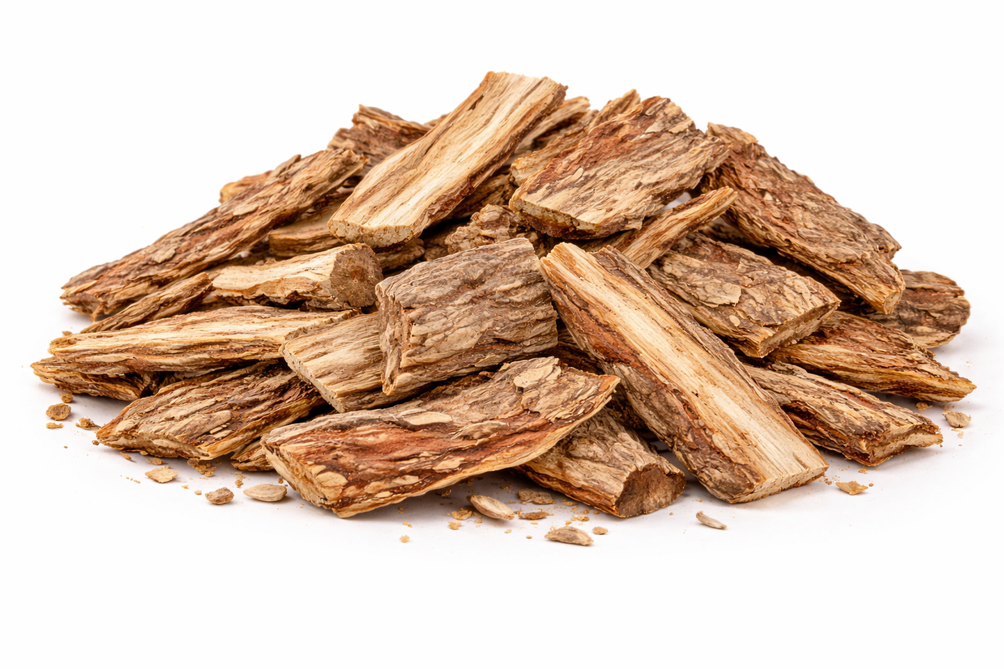 Arjuna bark whole dried bark pieces of Terminalia arjuna herbal raw material