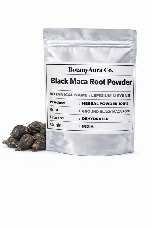 Black Maca Root Powder Lepidium meyenii natural herbal powder