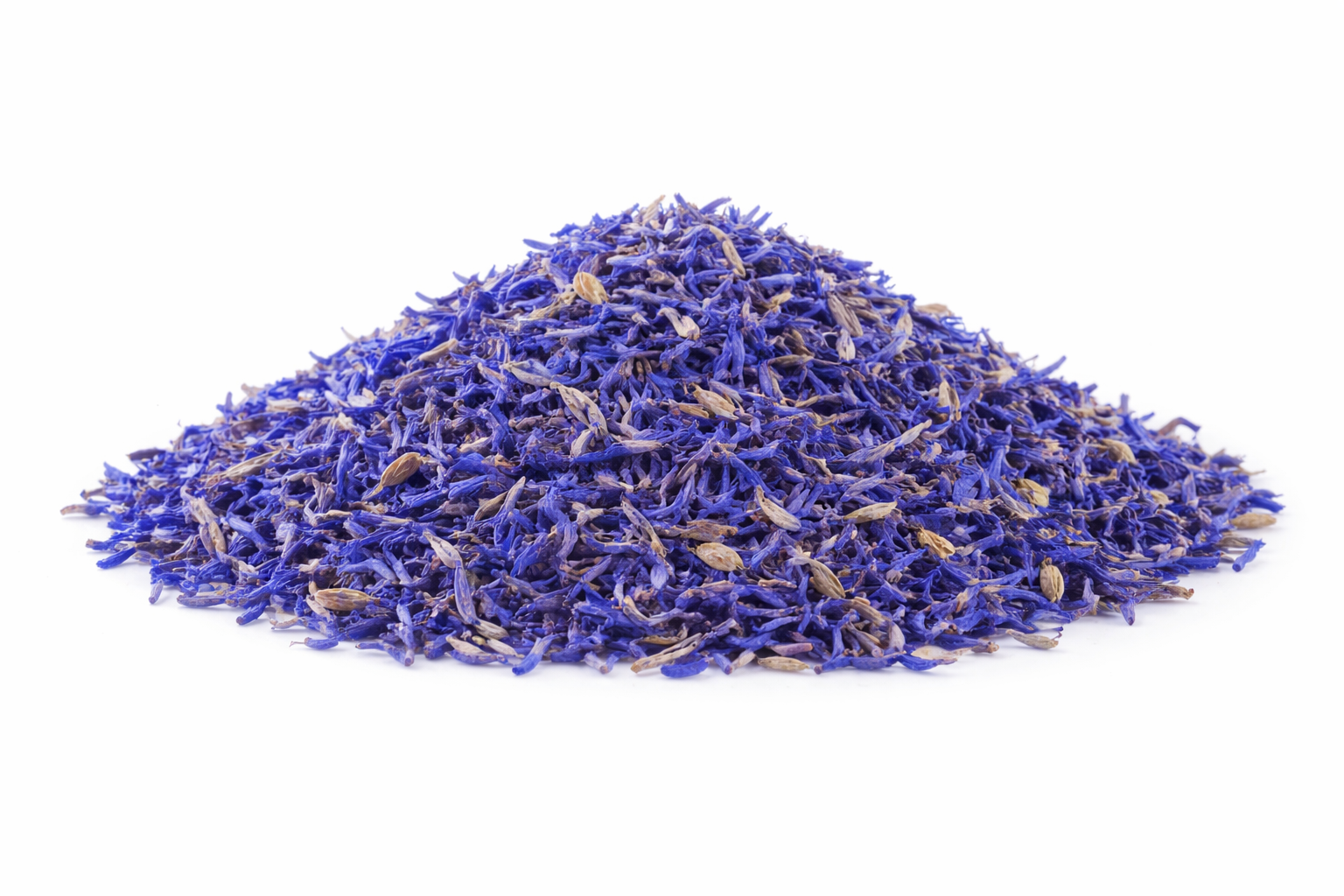 Blue Cornflower Tea made from dried blue cornflower petals
