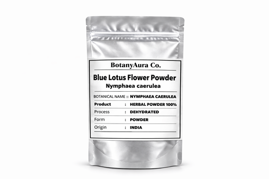 Blue Lotus Flower Powder (Nymphaea Caerulea) Herbal Powder – BotanyAura Co.