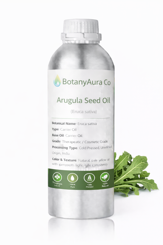 BotanyAura Co Arugula Seed Oil Cold Pressed Carrier Oil