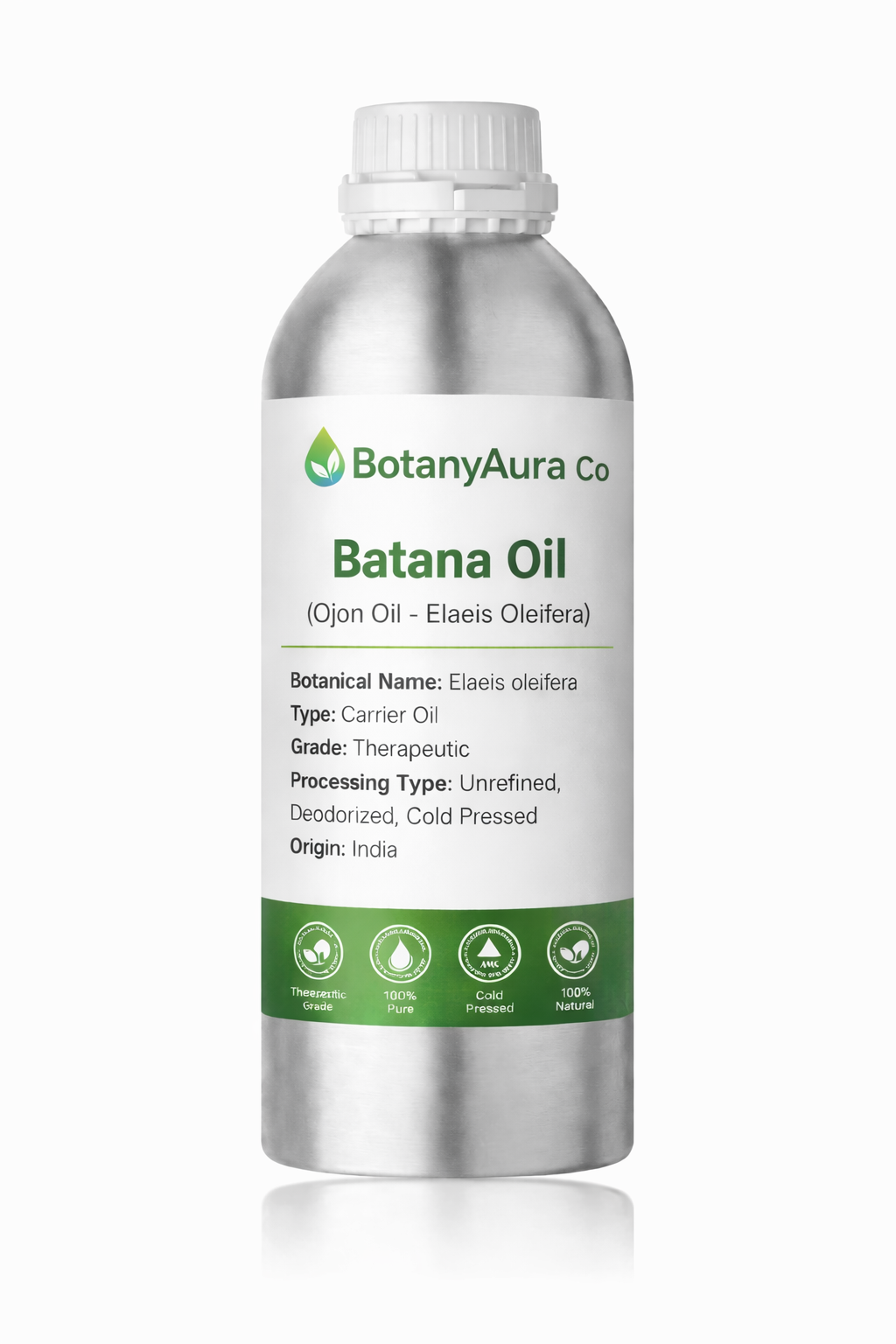 BotanyAura Co Batana Oil Cold Pressed Carrier Oil