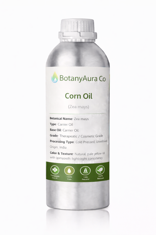 BotanyAura Co Corn Oil Cold Pressed Carrier Oil