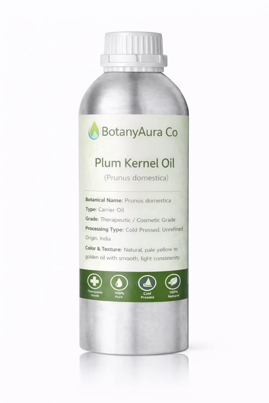 BotanyAura Co Plum Kernel Oil Cold Pressed Carrier Oil