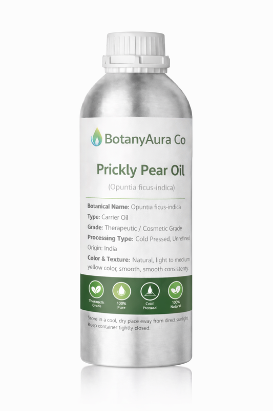BotanyAura Co Prickly Pear Oil Cold Pressed Carrier Oil