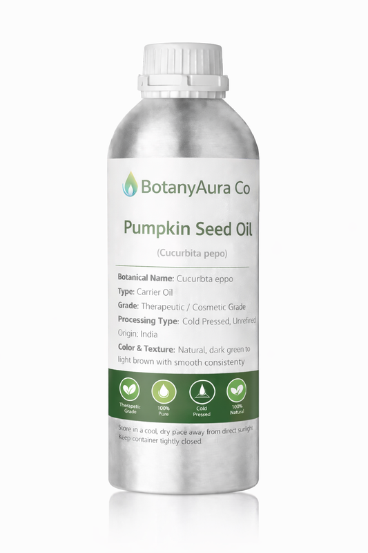 BotanyAura Co Pumpkin Seed Oil Cold Pressed Carrier Oil