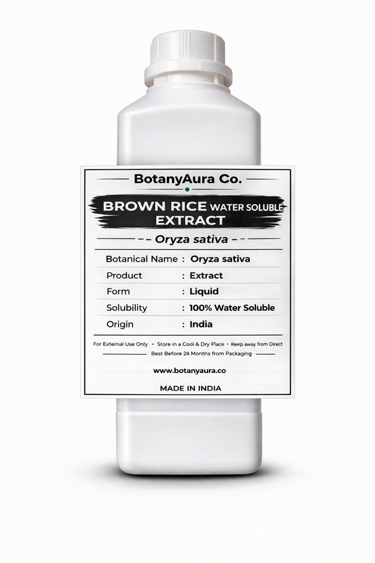Damar Gum Water Soluble Extract by BotanyAura Co. in white bottle