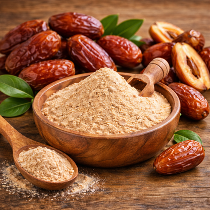 Pure and natural date fruit powder without additives