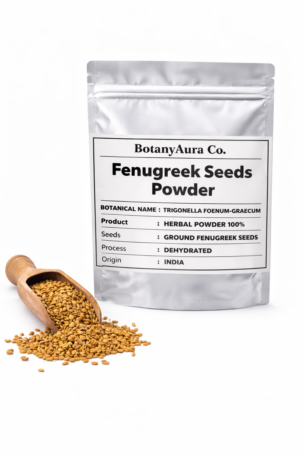 Fenugreek Seeds Powder Methi Powder Trigonella foenum graecum by BotanyAura Co