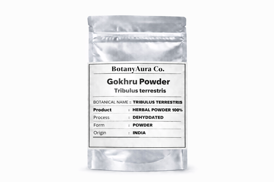 Gokhru Powder (Tribulus Terrestris) Herbal Powder – BotanyAura Co.