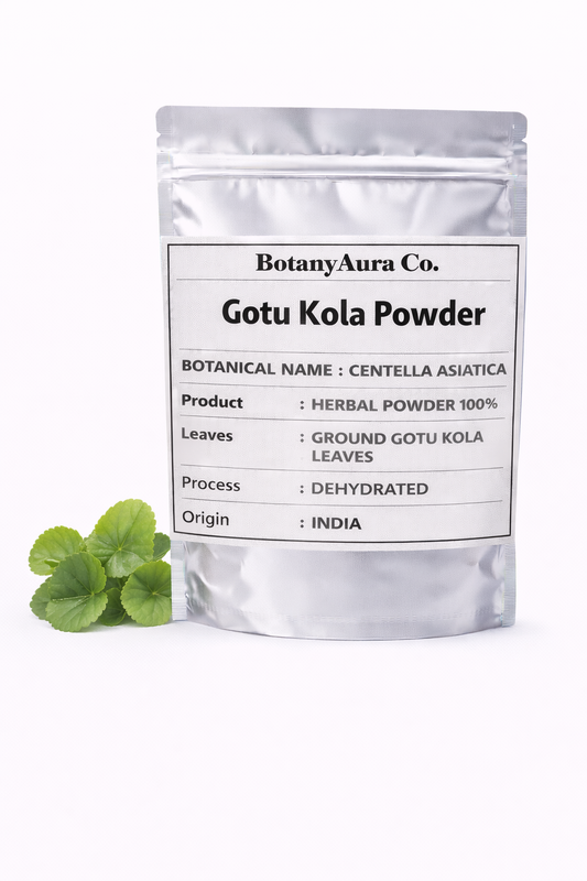 Gotu Kola Powder Centella asiatica herbal leaf powder
