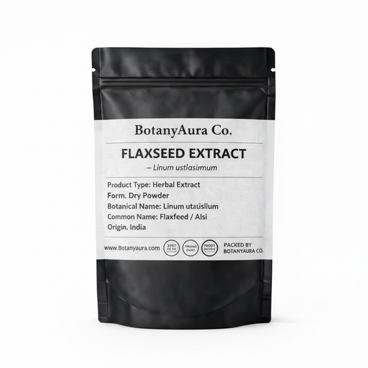 Flaxseed Extract Powder Linum usitatissimum - BotanyAura Co.