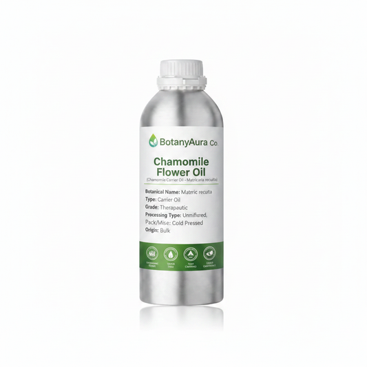 Chamomile Flower Carrier Oil - BotanyAura Co.