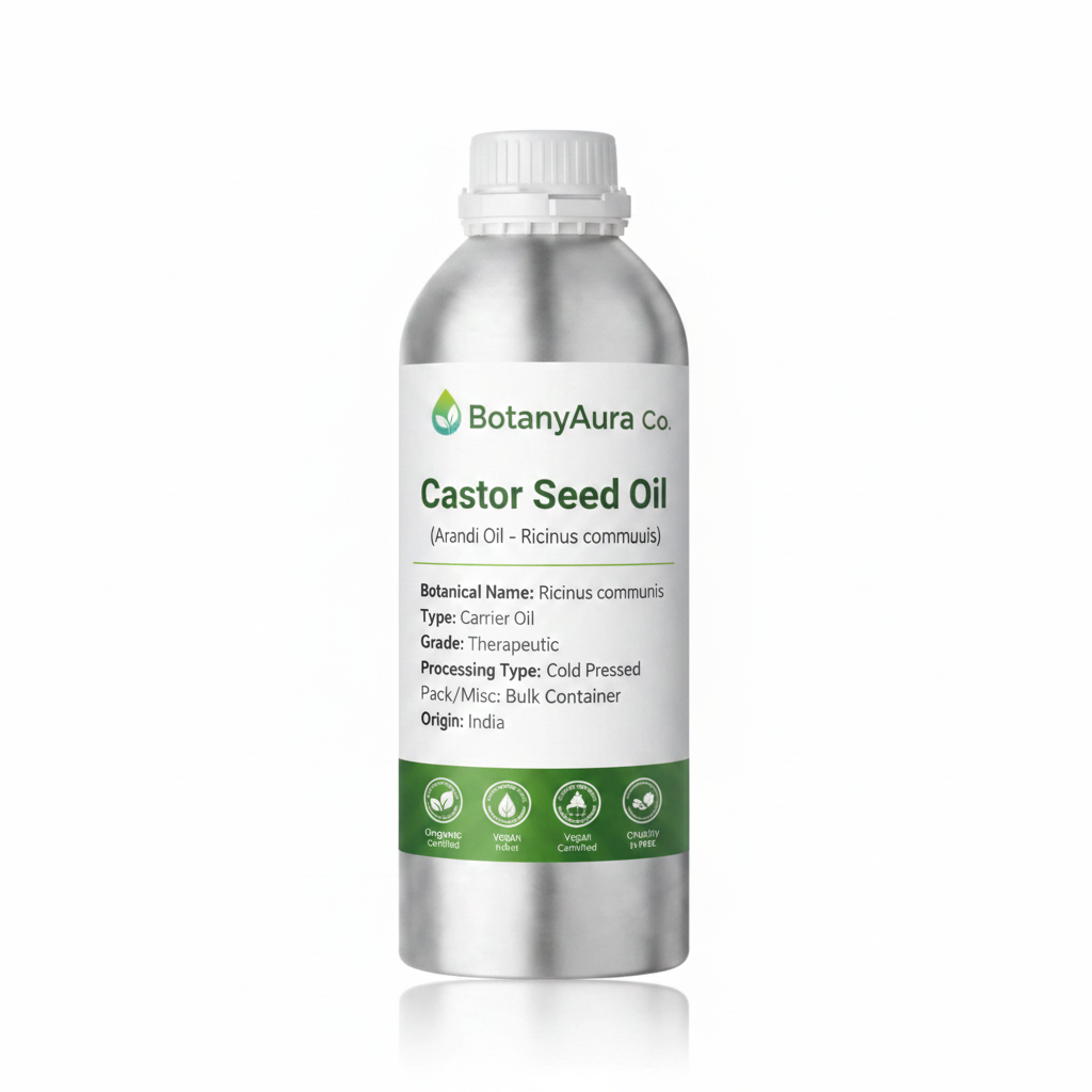 Castor Seed Carrier Oil - BotanyAura Co.