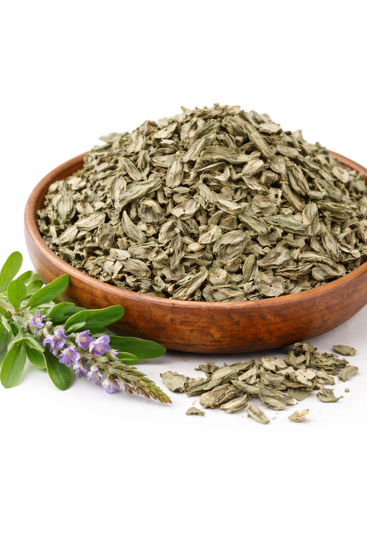 Indigo leaf whole dried leaves of Indigofera tinctoria herbal raw material