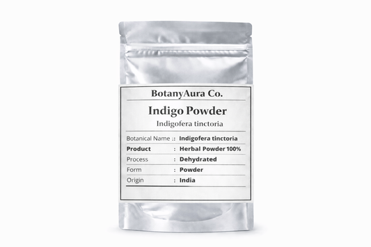 Indigo Powder (Indigofera tinctoria) Natural Herbal Powder – BotanyAura Co