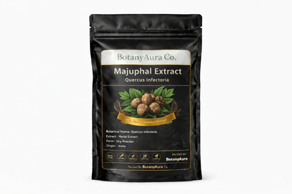 Majuphal Extract dry powder made from Quercus infectoria packed by BotanyAura Co