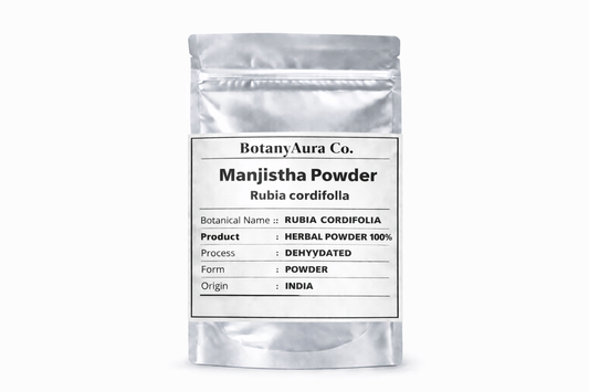 Manjistha Powder (Rubia Cordifolia) Herbal Powder – BotanyAura Co.