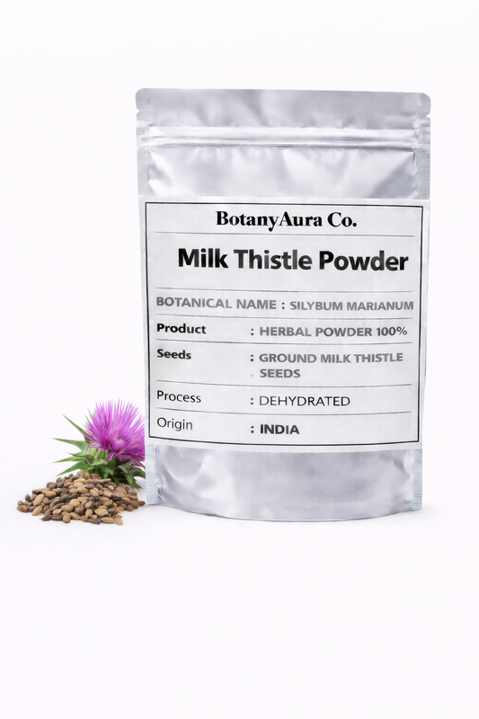 Milk Thistle Powder Silybum marianum herbal seed powder