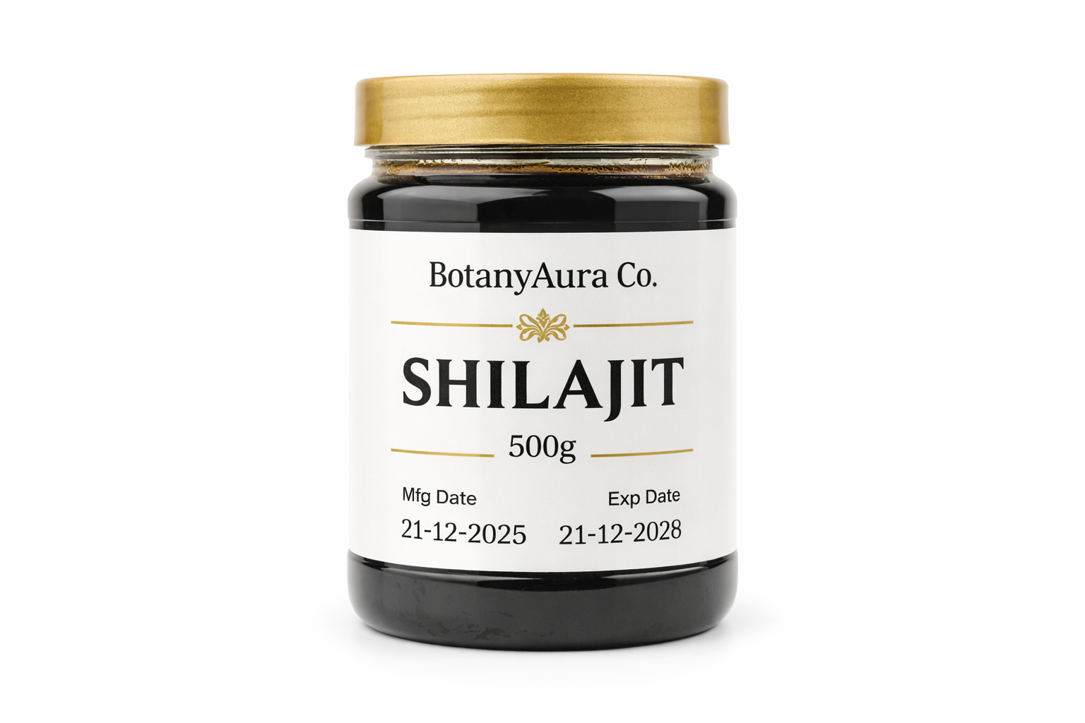 Raw Shilajit resin in natural form sourced from Himalayan region