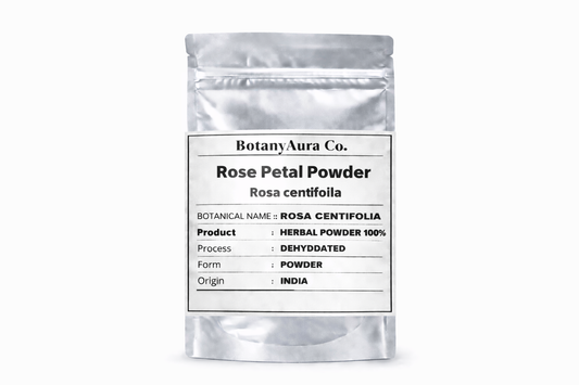 Rose Petal Powder (Rosa Centifolia) Herbal Powder – BotanyAura Co.
