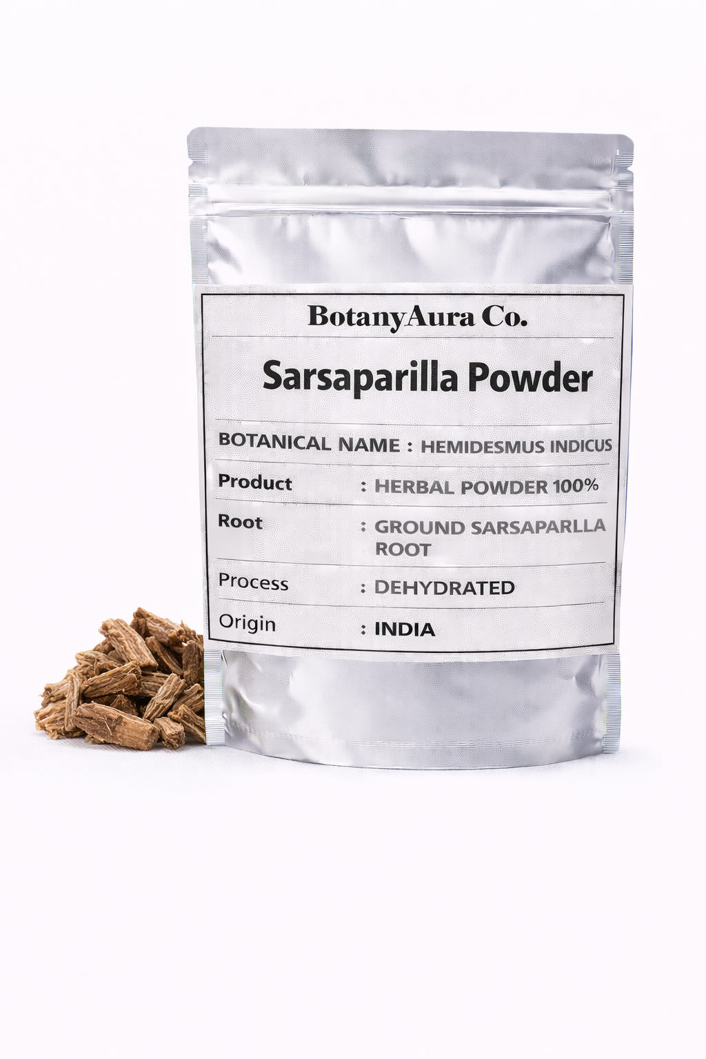 Sarsaparilla Powder Hemidesmus indicus natural herbal root powder