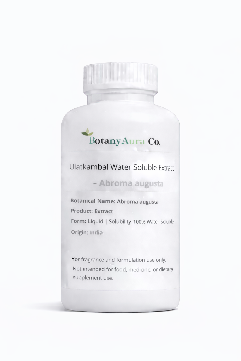 Ulatkambal Water Soluble Extract by BotanyAura Co. in white bottle