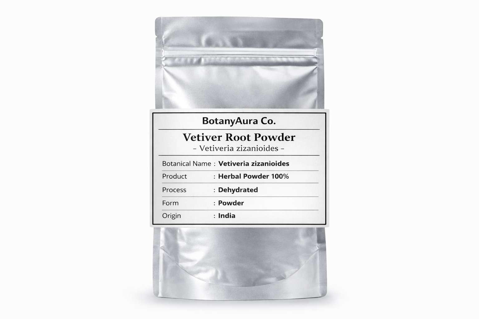 Vetiver Root Powder – Vetiveria zizanioides Natural Herbal Powder
