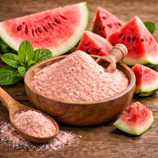 Pure and natural watermelon fruit powder without additives